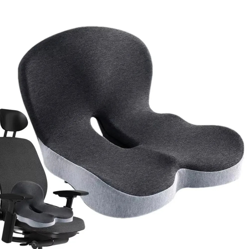 Memory Foam Lumbar Pillow Seat Cushion